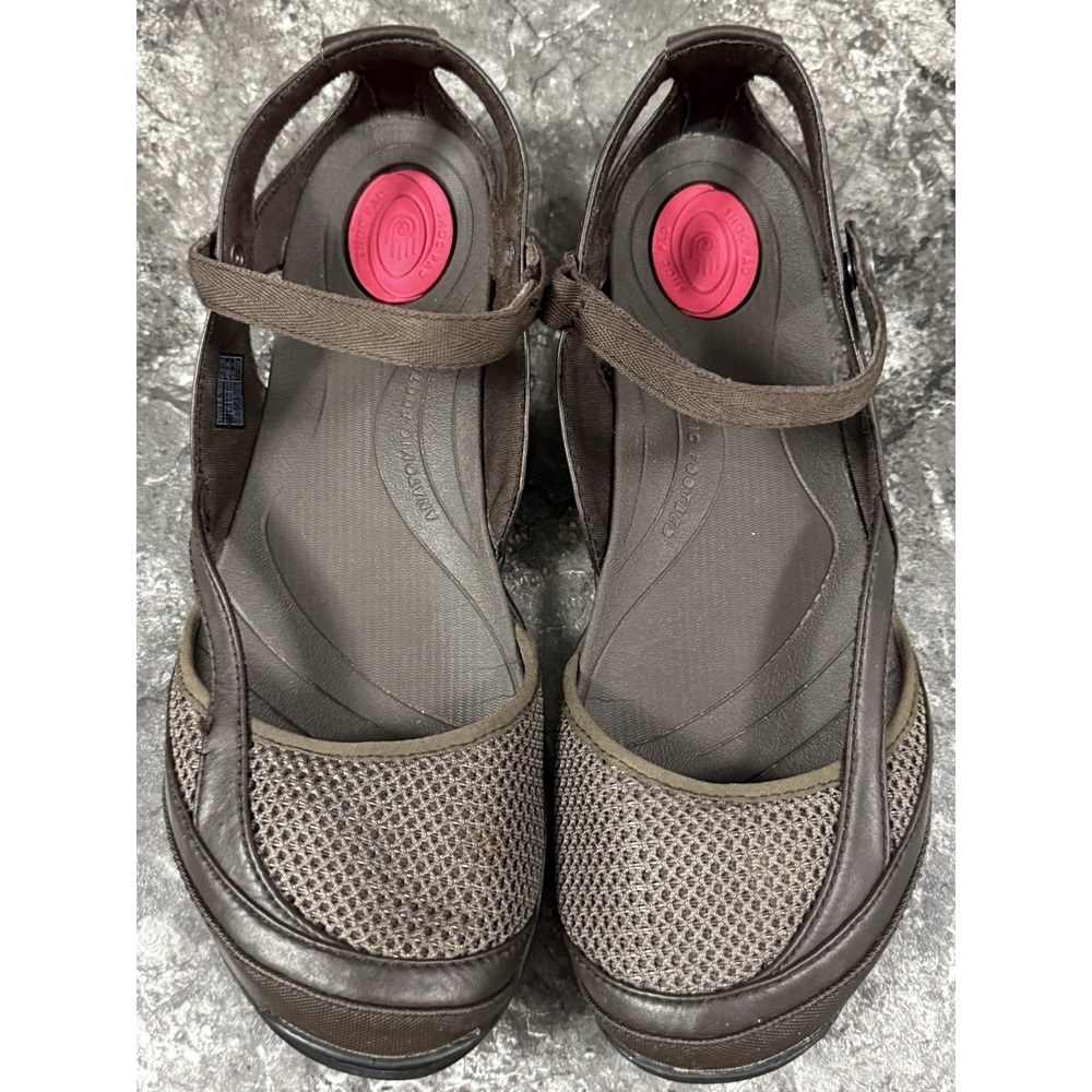 Teva Northwater Sandals Womens 8.5 Brown Mary Jane Anatomic Footbed Closed Toe